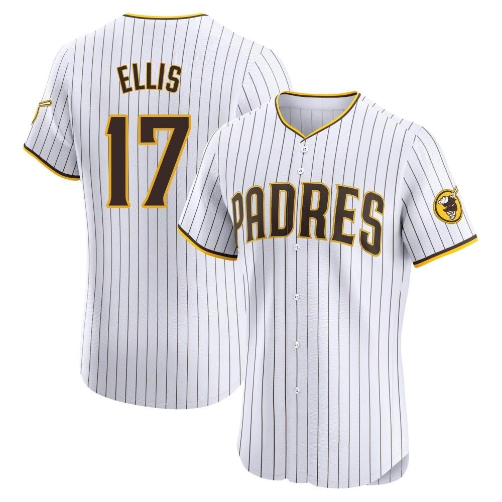 Elite A.J. Ellis Men's San Diego Padres White Home Jersey