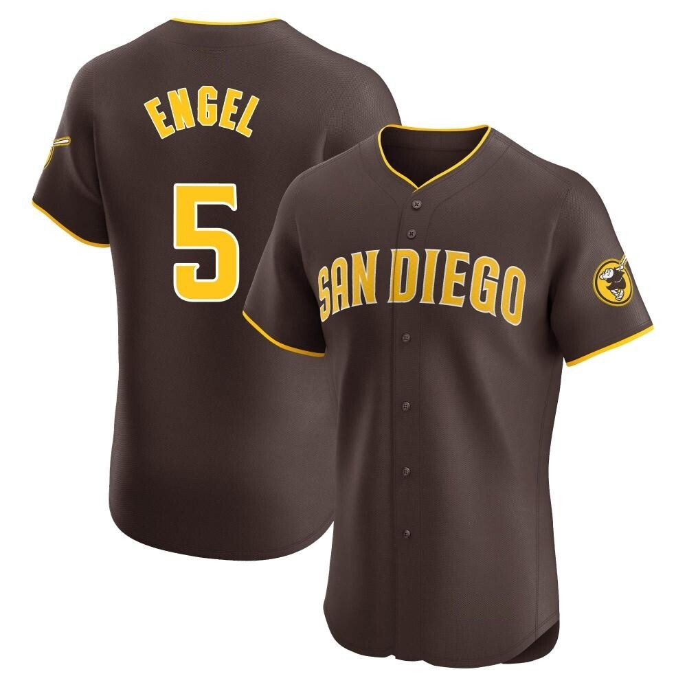 Elite Adam Engel Men's San Diego Padres Brown Road Vapor Premier Jersey Elite Adam Engel Men's San Diego Padres Brown Road Vapor Premier Jersey