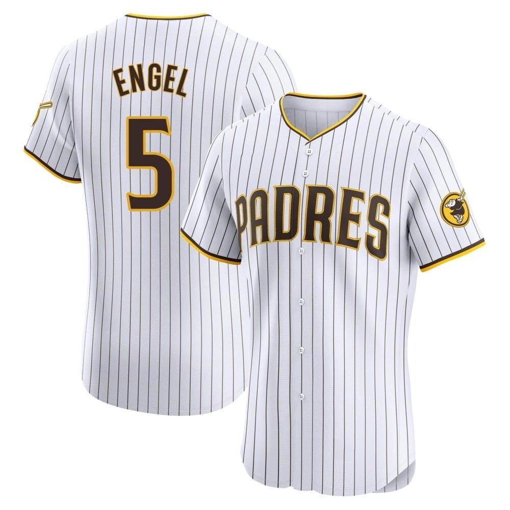Elite Adam Engel Men's San Diego Padres White Home Jersey Elite Adam Engel Men's San Diego Padres White Home Jersey