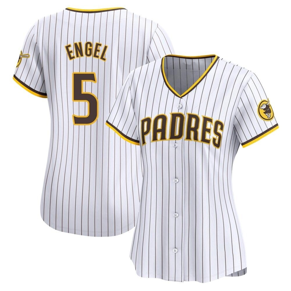 Limited Adam Engel Women's San Diego Padres White Home Jersey