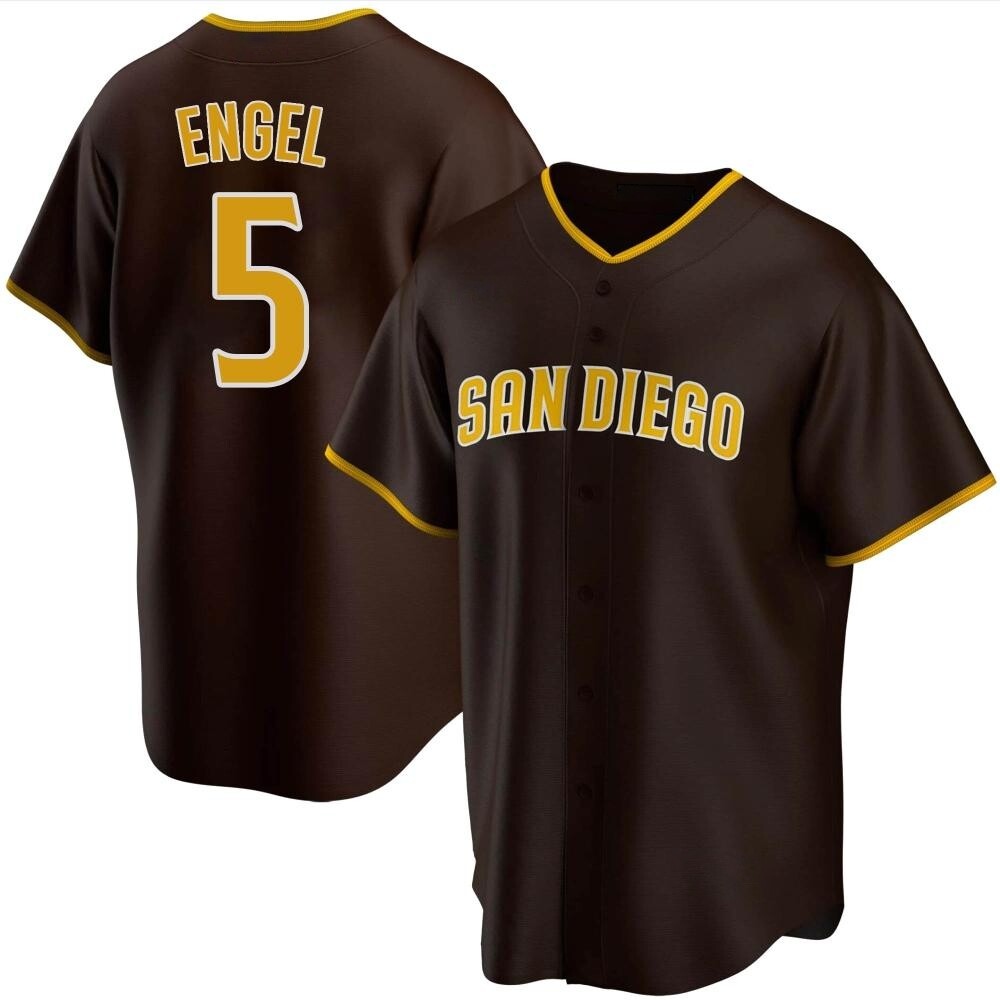 Replica Adam Engel Youth San Diego Padres Brown Road Jersey Replica Adam Engel Youth San Diego Padres Brown Road Jersey