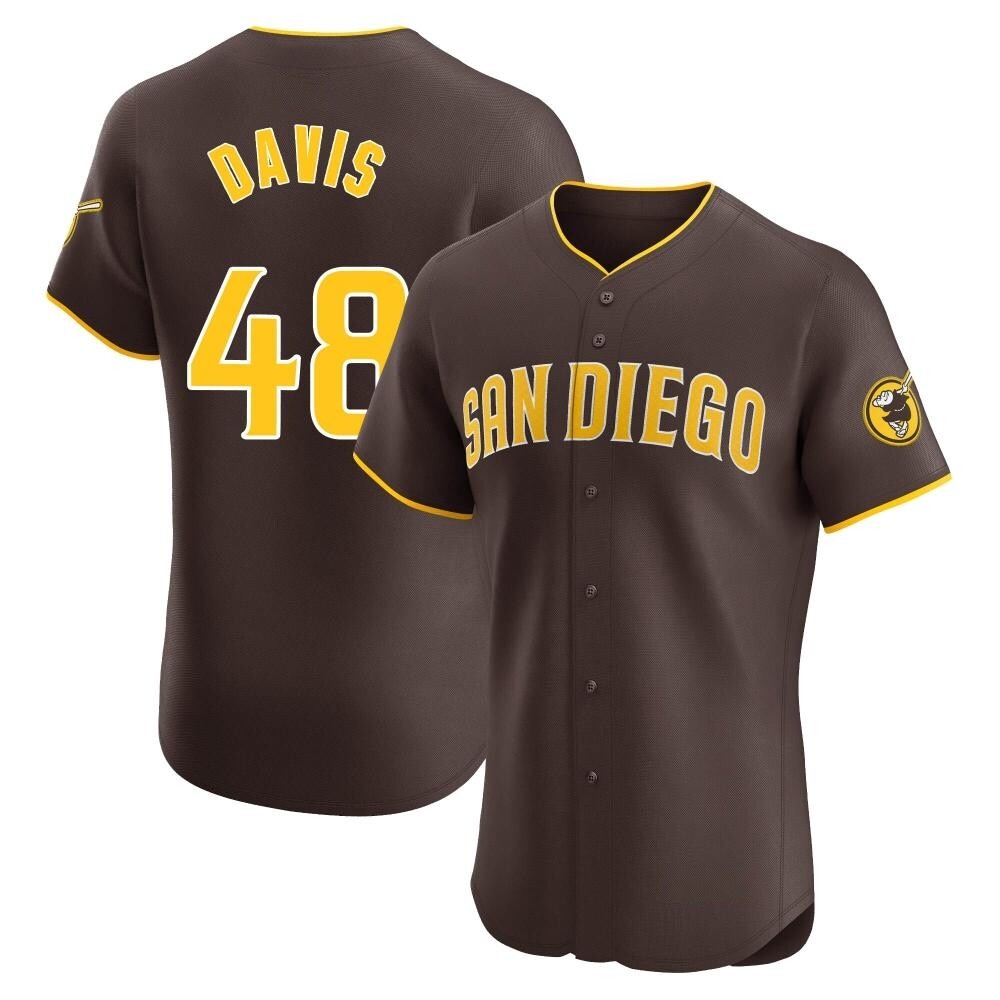 Elite Austin Davis Men's San Diego Padres Brown Road Vapor Premier Jersey Elite Austin Davis Men's San Diego Padres Brown Road Vapor Premier Jersey