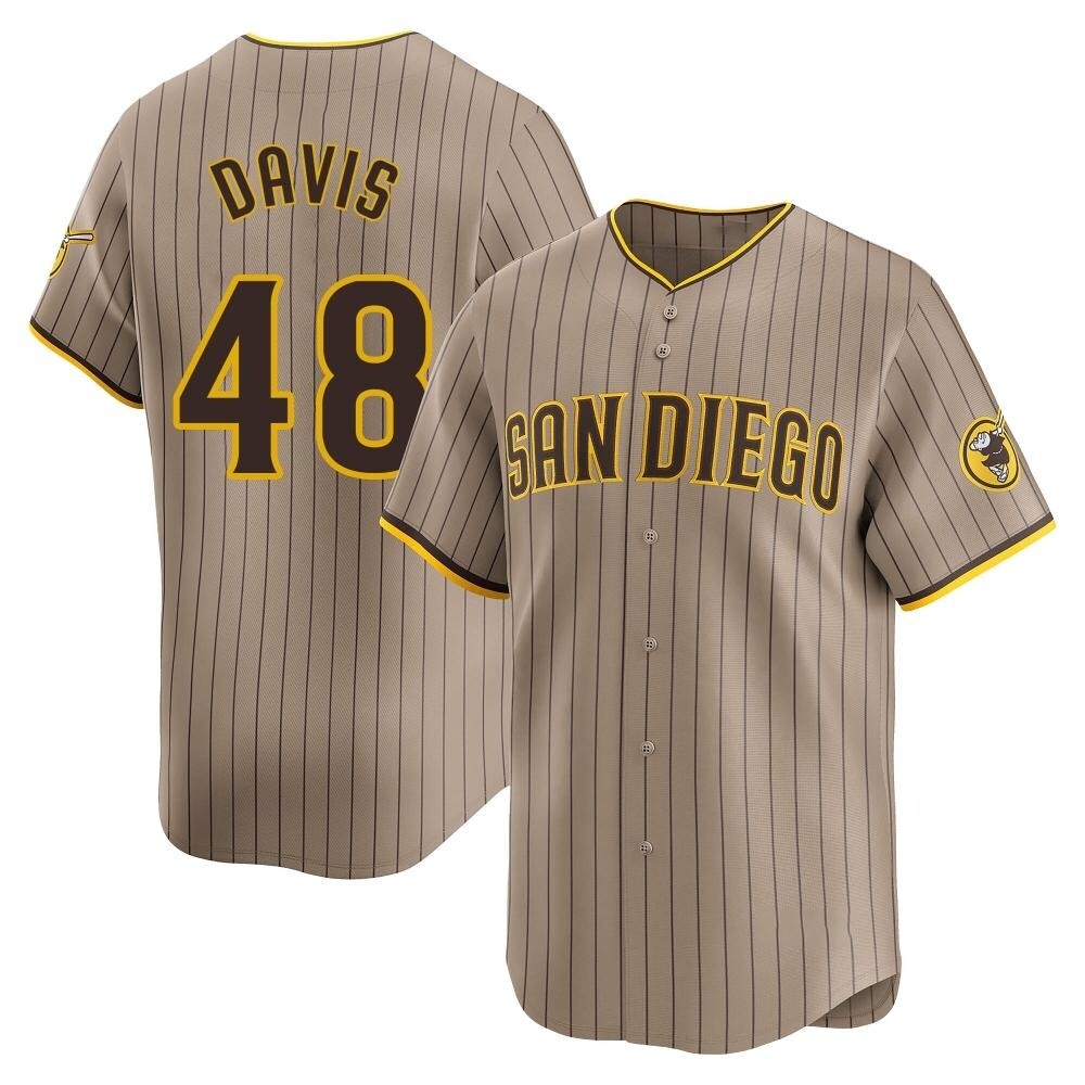 Limited Austin Davis Youth San Diego Padres Tan Alternate Jersey Limited Austin Davis Youth San Diego Padres Tan Alternate Jersey