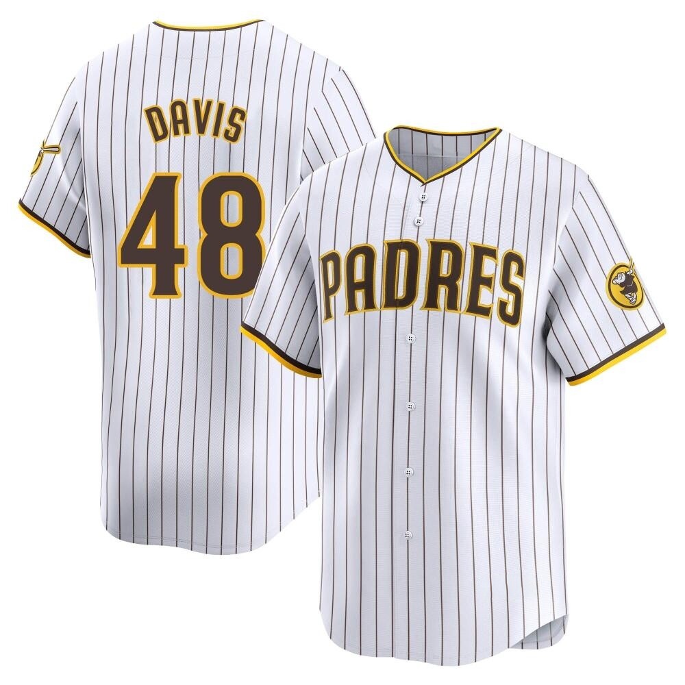 Limited Austin Davis Youth San Diego Padres White Home Jersey Limited Austin Davis Youth San Diego Padres White Home Jersey