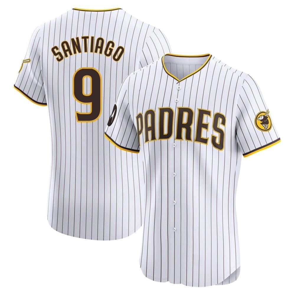 Elite Benito Santiago Men's San Diego Padres White Home Patch Jersey Elite Benito Santiago Men's San Diego Padres White Home Patch Jersey