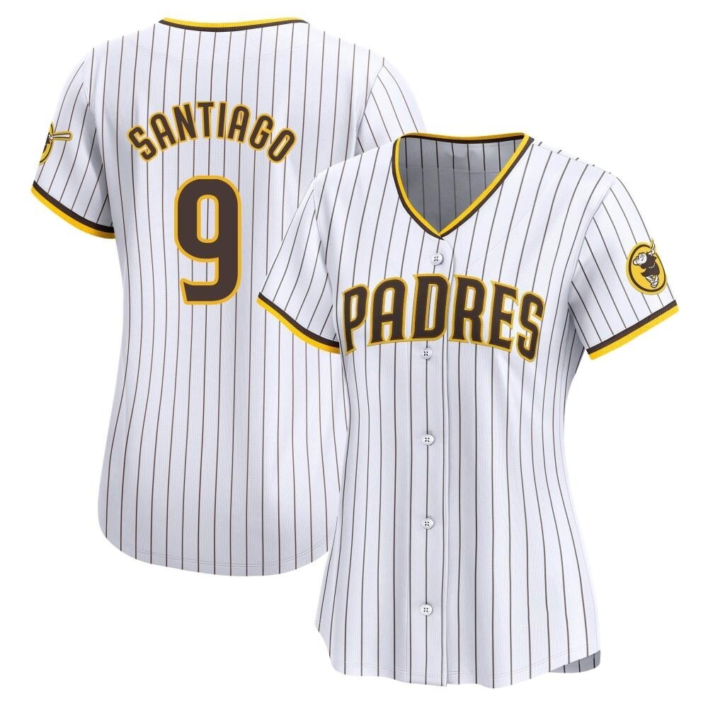 Limited Benito Santiago Women's San Diego Padres White Home Jersey Limited Benito Santiago Women's San Diego Padres White Home Jersey
