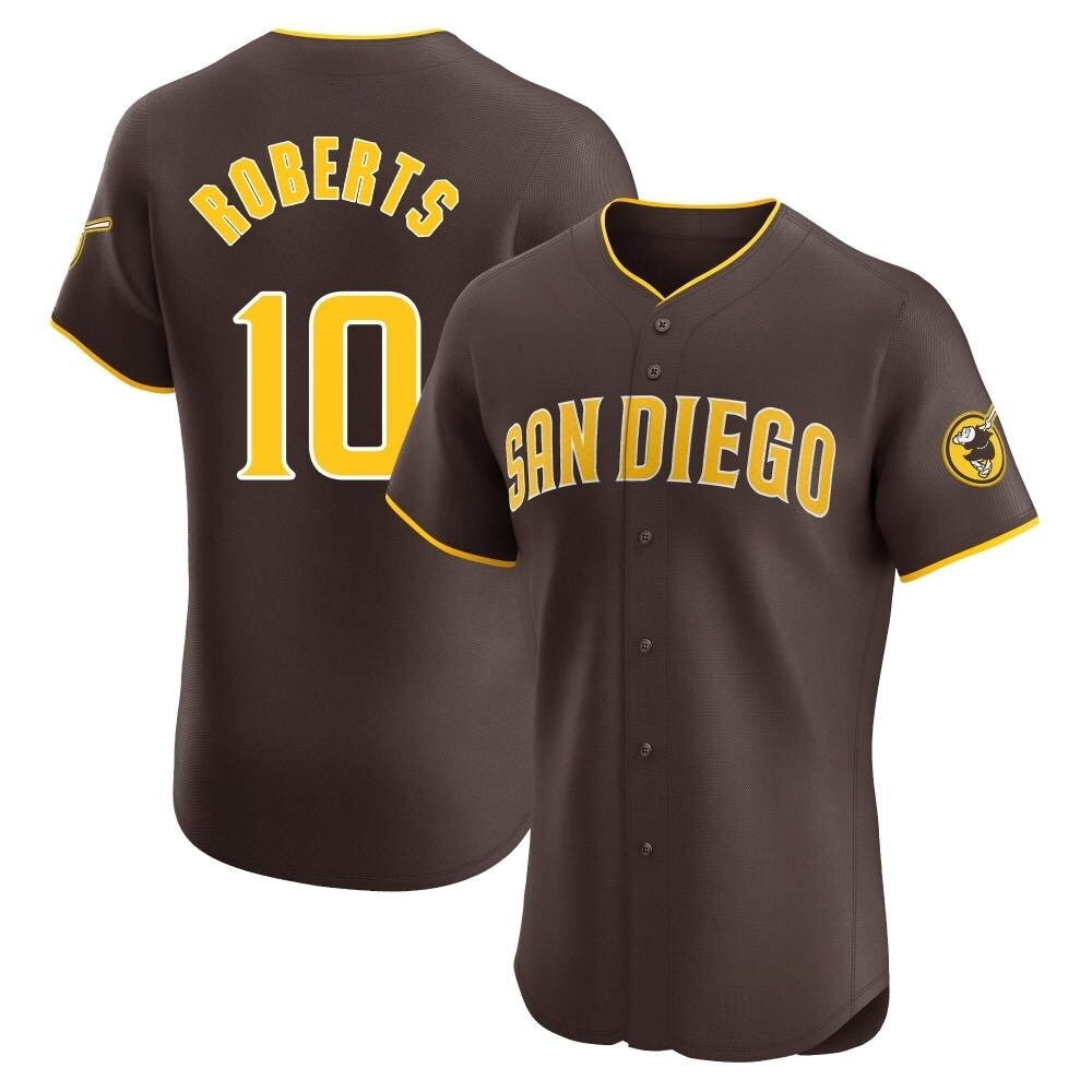 Elite Bip Roberts Men's San Diego Padres Brown Road Vapor Premier Jersey Elite Bip Roberts Men's San Diego Padres Brown Road Vapor Premier Jersey