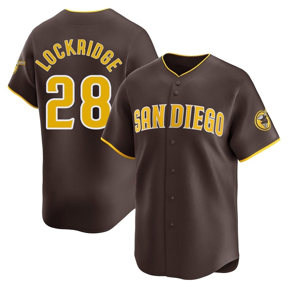 Limited Brandon Lockridge Youth San Diego Padres Brown Away Jersey Limited Brandon Lockridge Youth San Diego Padres Brown Away Jersey