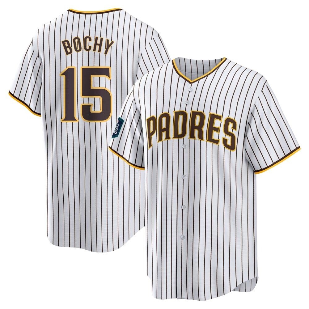 Replica Bruce Bochy Men's San Diego Padres White 2024 World Tour Seoul Series Home Jersey Replica Bruce Bochy Men's San Diego Padres White 2024 World Tour Seoul Series Home Jersey