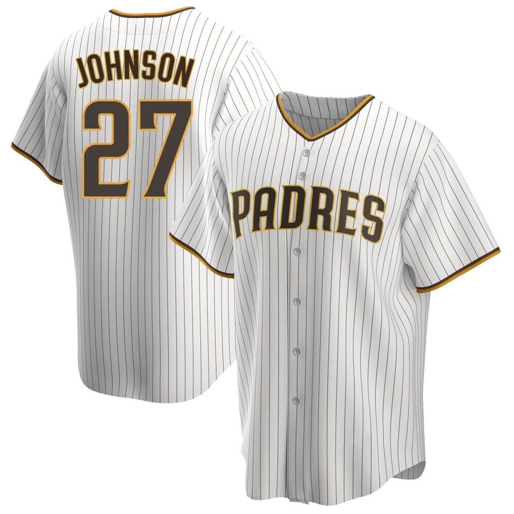 Replica Bryce Johnson Youth San Diego Padres White /Brown Home Jersey Replica Bryce Johnson Youth San Diego Padres White /Brown Home Jersey