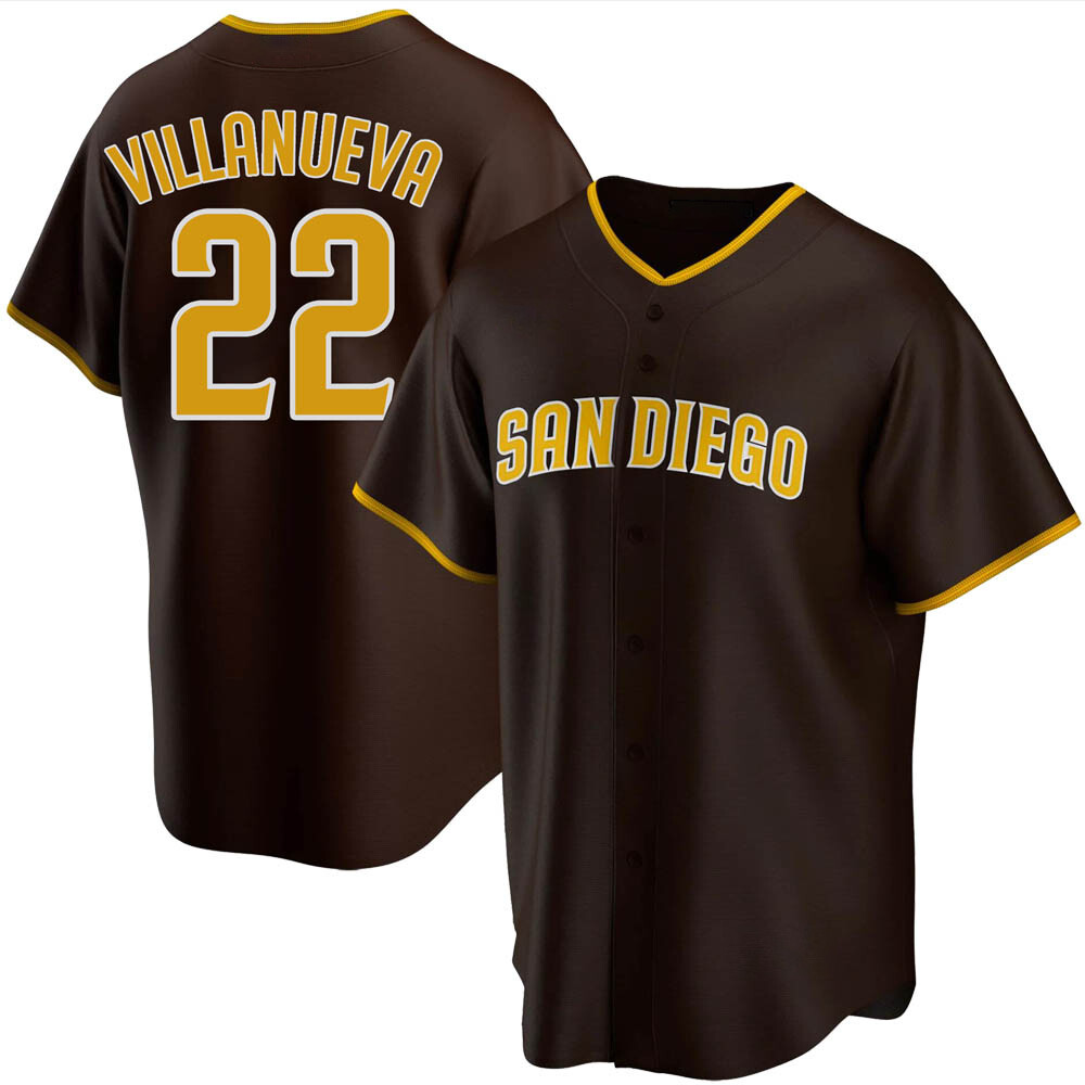 Replica Christian Villanueva Youth San Diego Padres Brown Road Jersey