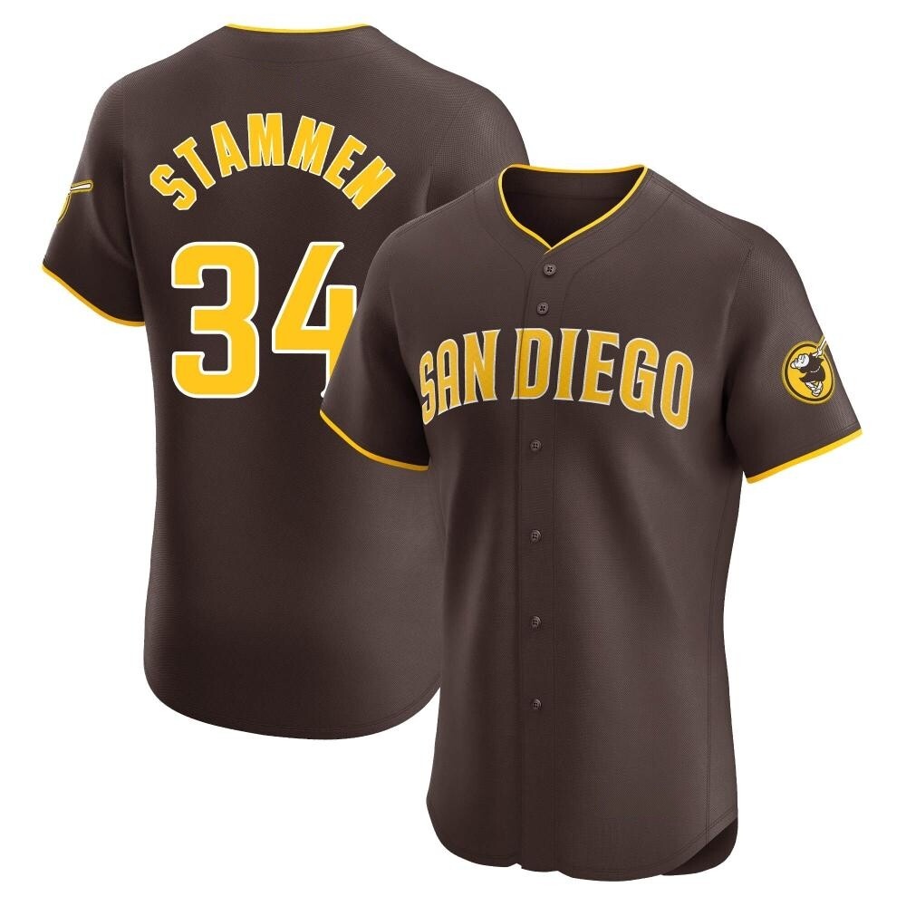 Elite Craig Stammen Men's San Diego Padres Brown Road Vapor Premier Jersey Elite Craig Stammen Men's San Diego Padres Brown Road Vapor Premier Jersey