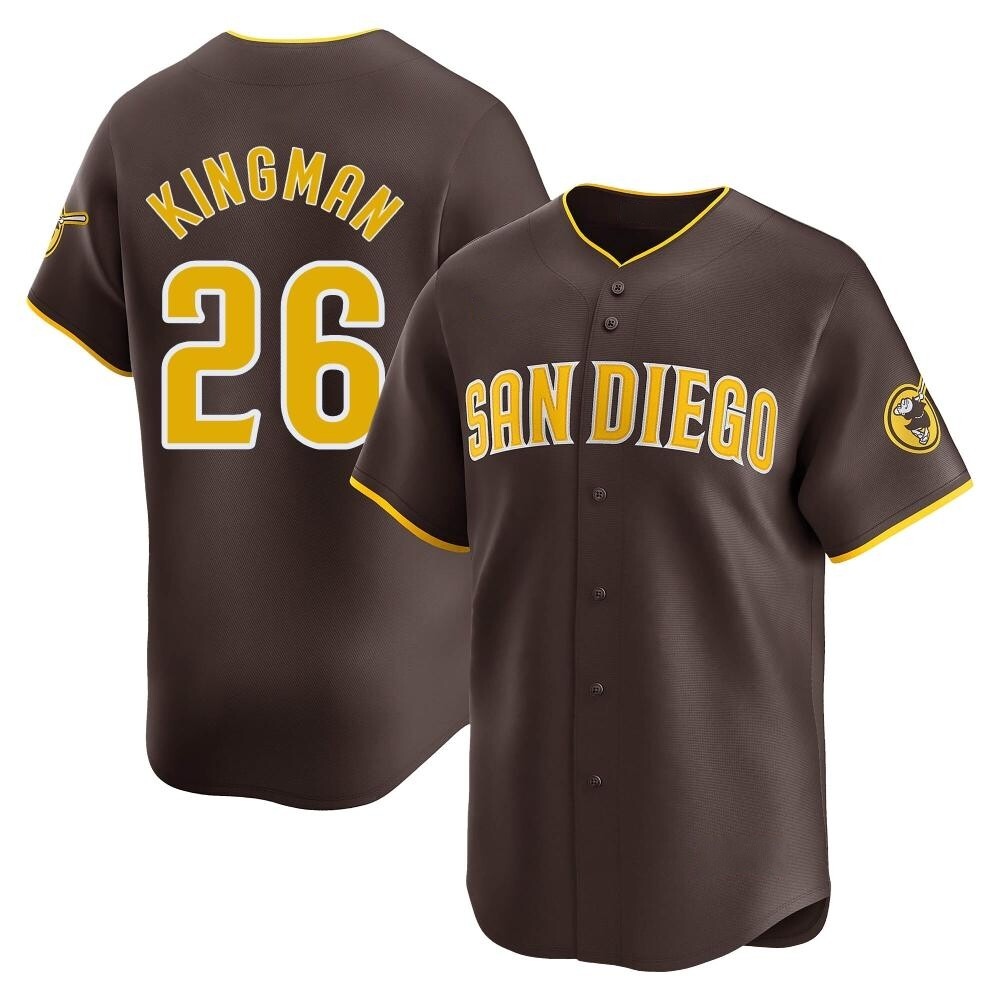 Limited Dave Kingman Youth San Diego Padres Brown Away Jersey Limited Dave Kingman Youth San Diego Padres Brown Away Jersey
