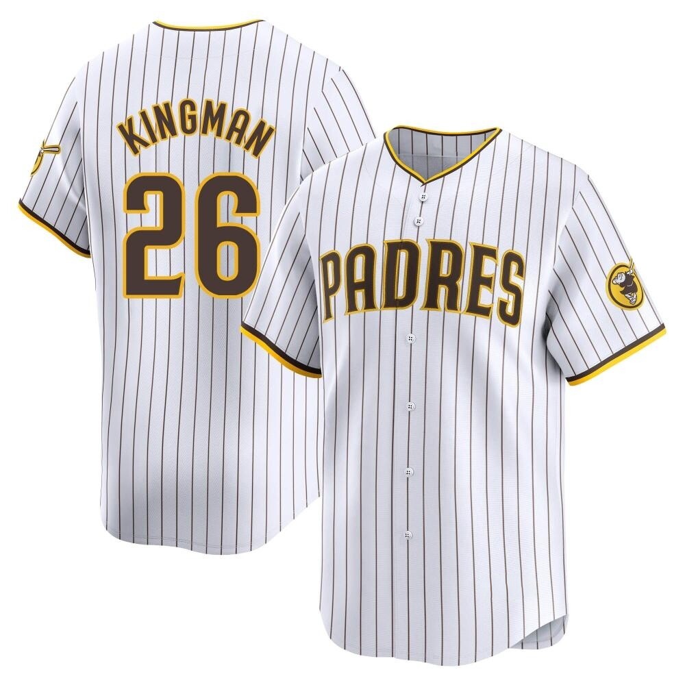 Limited Dave Kingman Youth San Diego Padres White Home Jersey Limited Dave Kingman Youth San Diego Padres White Home Jersey
