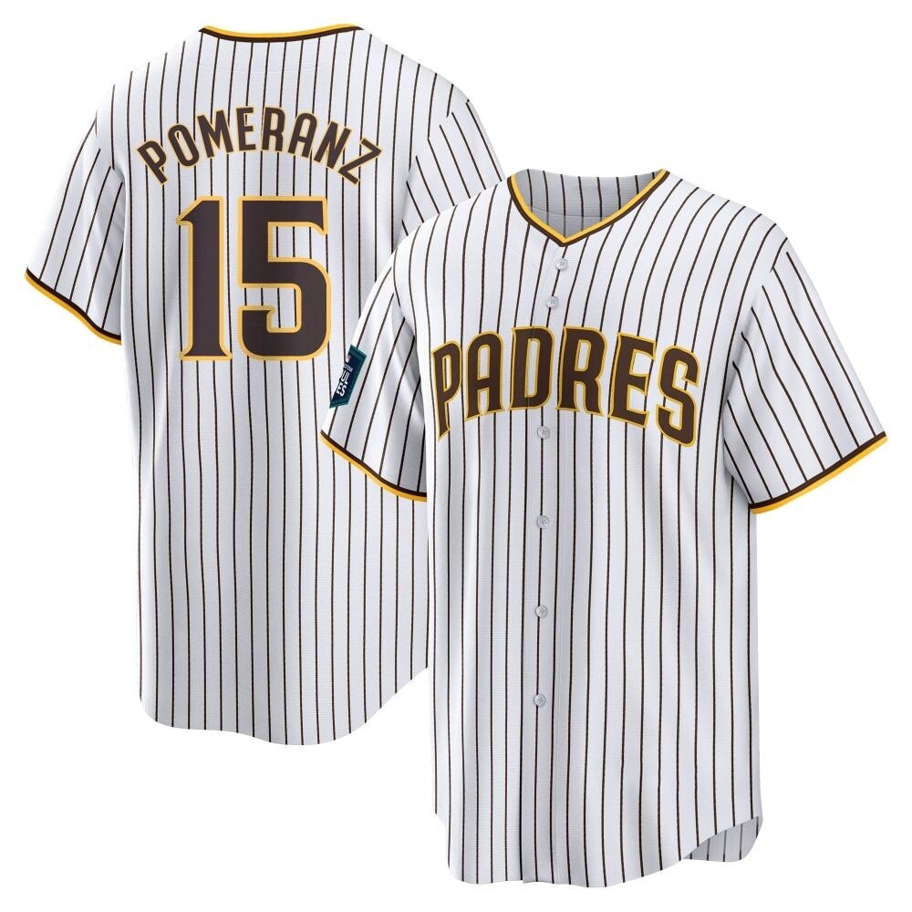 Replica Drew Pomeranz Men's San Diego Padres White 2024 World Tour Seoul Series Home Jersey Replica Drew Pomeranz Men's San Diego Padres White 2024 World Tour Seoul Series Home Jersey