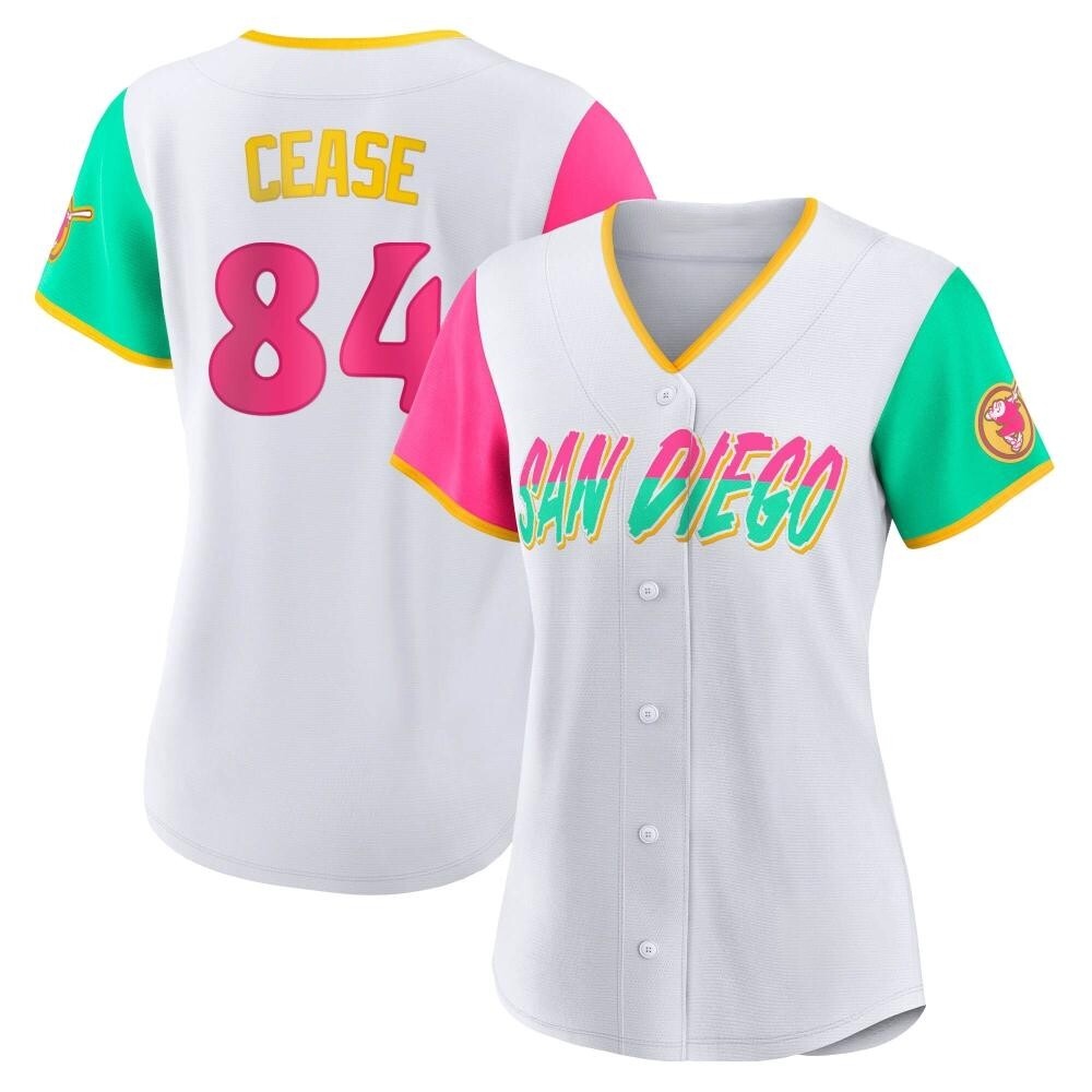 Replica Dylan Cease Women's San Diego Padres White 2022 City Connect Jersey