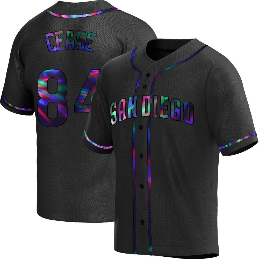 Replica Dylan Cease Youth San Diego Padres Black Holographic Alternate Jersey Replica Dylan Cease Youth San Diego Padres Black Holographic Alternate Jersey