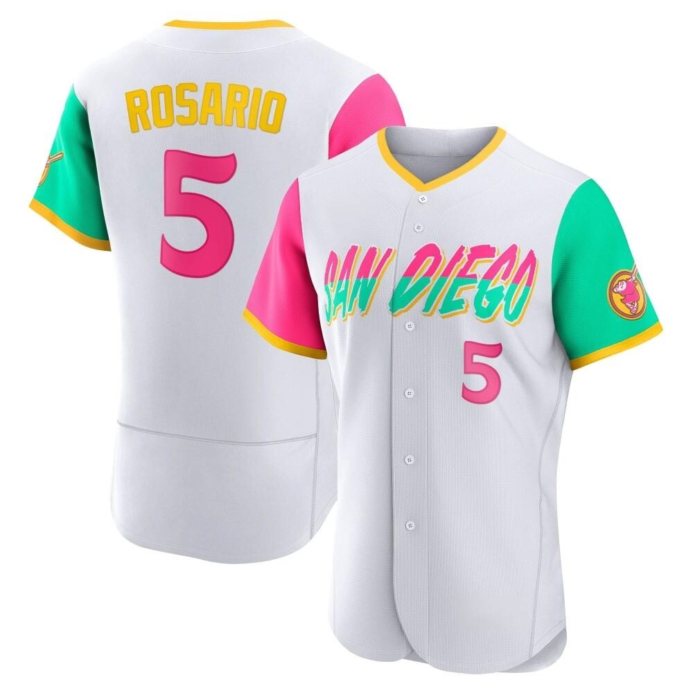 Authentic Eguy Rosario Men's San Diego Padres White 2022 City Connect Jersey Authentic Eguy Rosario Men's San Diego Padres White 2022 City Connect Jersey