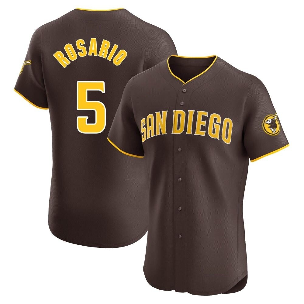 Elite Eguy Rosario Men's San Diego Padres Brown Road Vapor Premier Jersey Elite Eguy Rosario Men's San Diego Padres Brown Road Vapor Premier Jersey