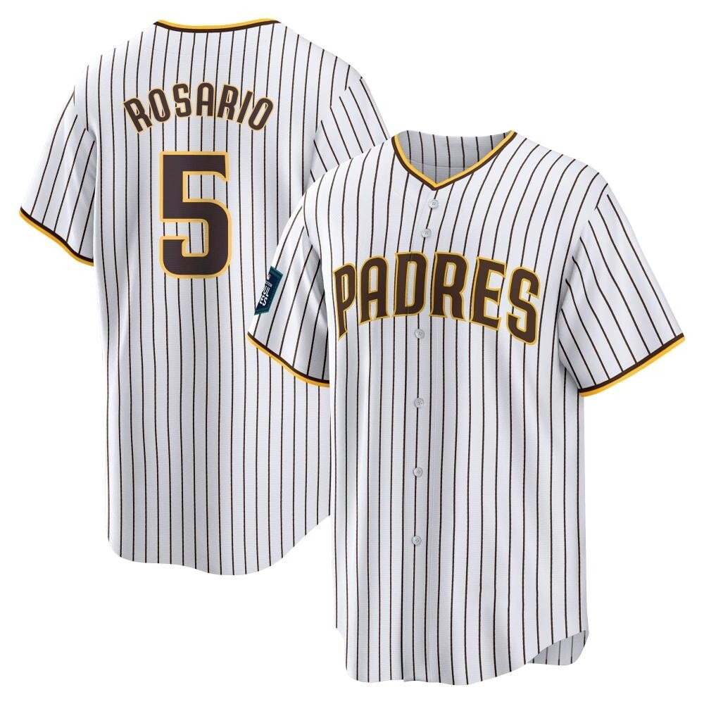 Replica Eguy Rosario Men's San Diego Padres White 2024 World Tour Seoul Series Home Jersey Replica Eguy Rosario Men's San Diego Padres White 2024 World Tour Seoul Series Home Jersey