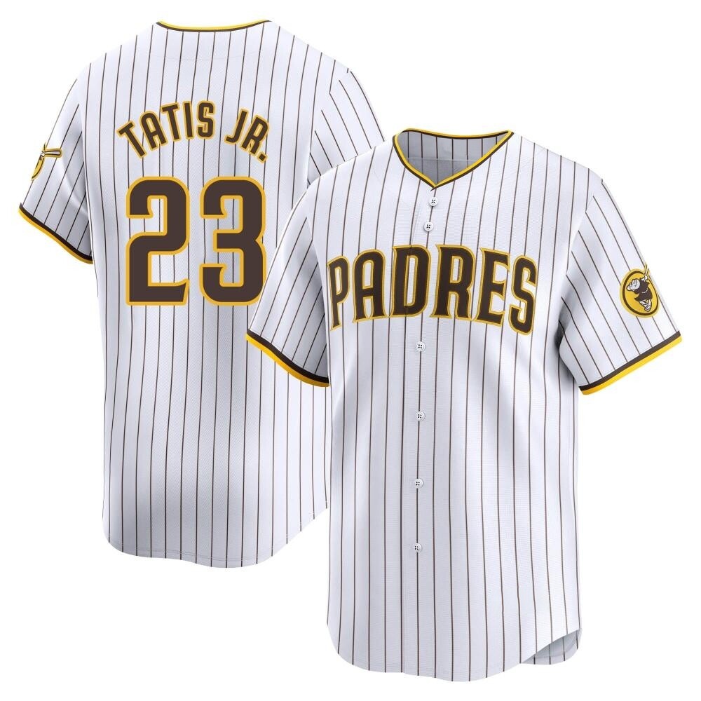 Limited Fernando Tatis Jr. Men's San Diego Padres White Home Jersey Limited Fernando Tatis Jr. Men's San Diego Padres White Home Jersey