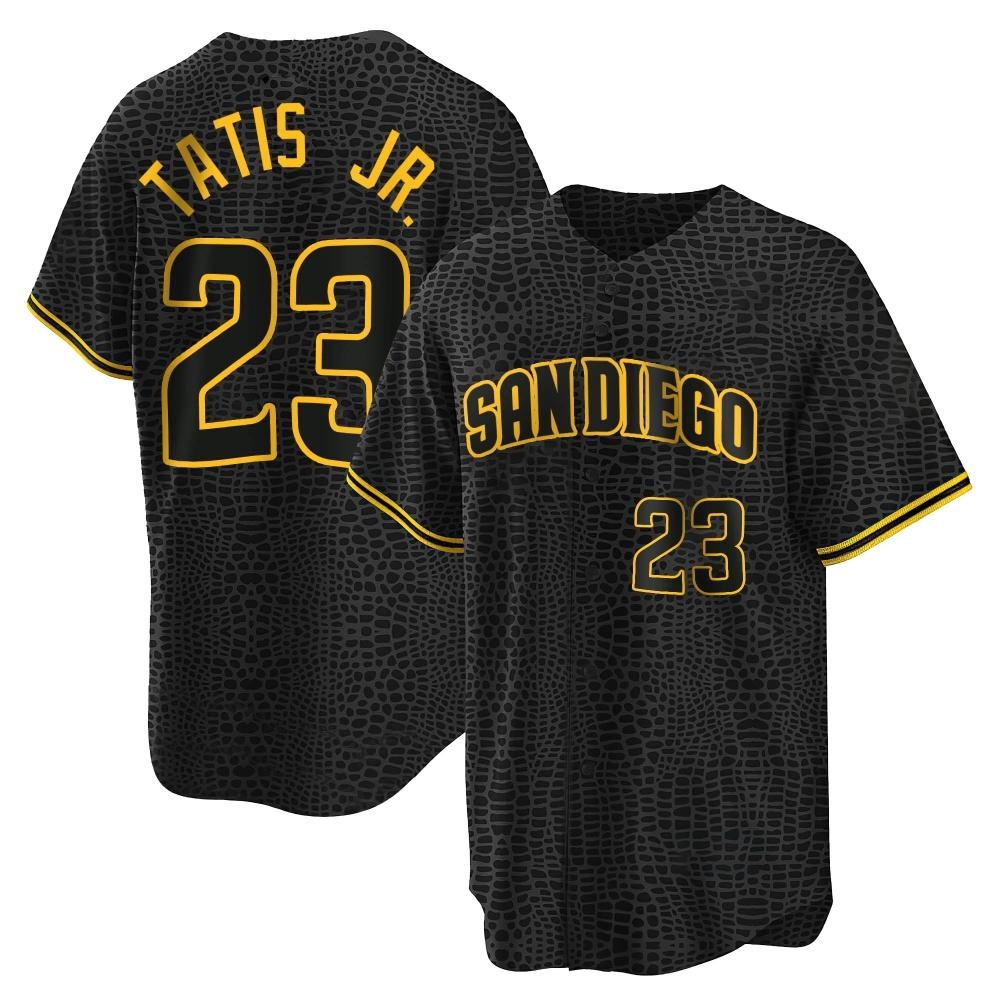 Replica Fernando Tatis Jr. Youth San Diego Padres Black Snake Skin City Jersey Replica Fernando Tatis Jr. Youth San Diego Padres Black Snake Skin City Jersey