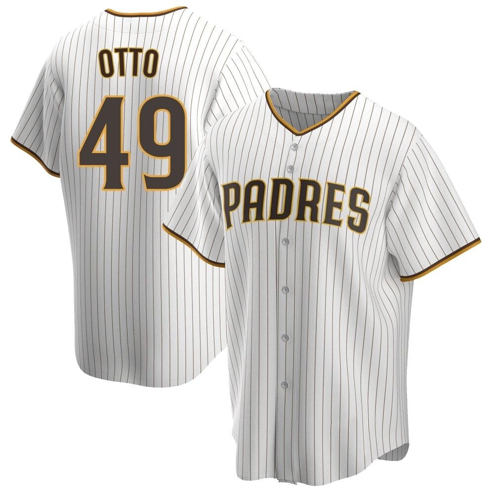 Replica Glenn Otto Youth San Diego Padres White /Brown Home Jersey Replica Glenn Otto Youth San Diego Padres White /Brown Home Jersey