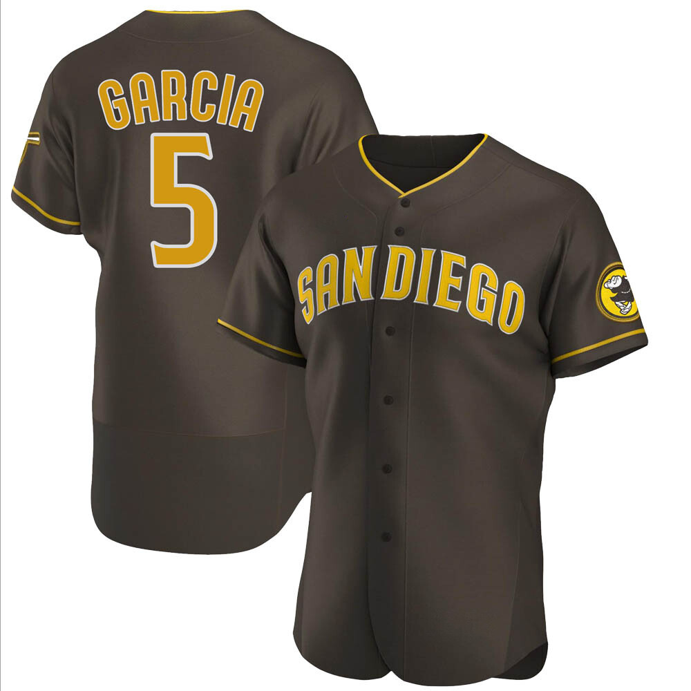 Authentic Greg Garcia Men's San Diego Padres Brown Road Jersey Authentic Greg Garcia Men's San Diego Padres Brown Road Jersey