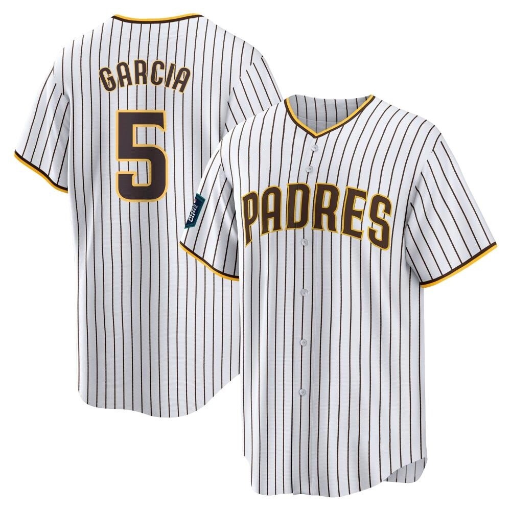 Replica Greg Garcia Men's San Diego Padres White 2024 World Tour Seoul Series Home Jersey Replica Greg Garcia Men's San Diego Padres White 2024 World Tour Seoul Series Home Jersey