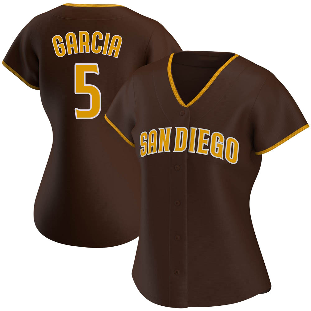 Replica Greg Garcia Women's San Diego Padres Brown Road Jersey Replica Greg Garcia Women's San Diego Padres Brown Road Jersey