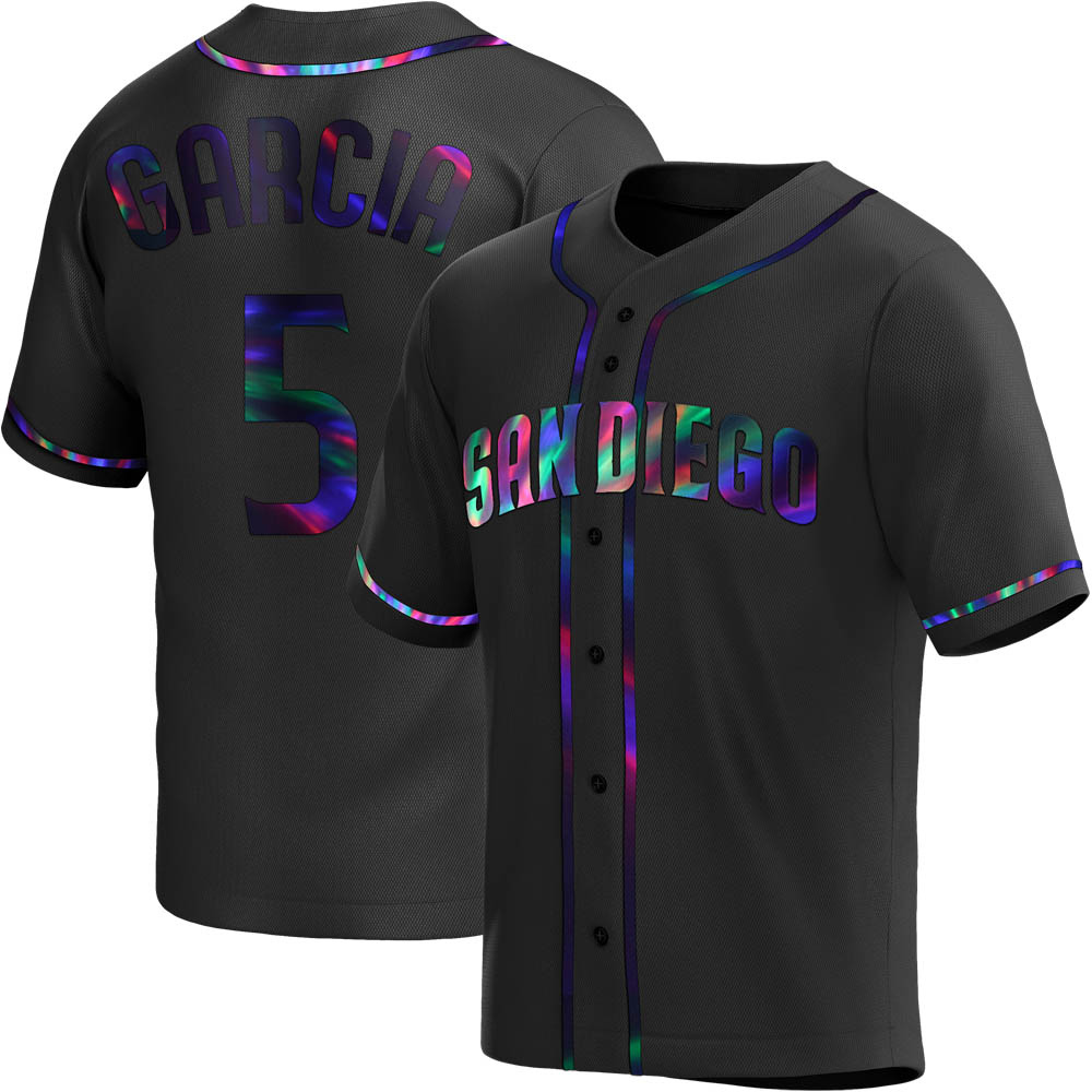 Replica Greg Garcia Youth San Diego Padres Black Holographic Alternate Jersey Replica Greg Garcia Youth San Diego Padres Black Holographic Alternate Jersey