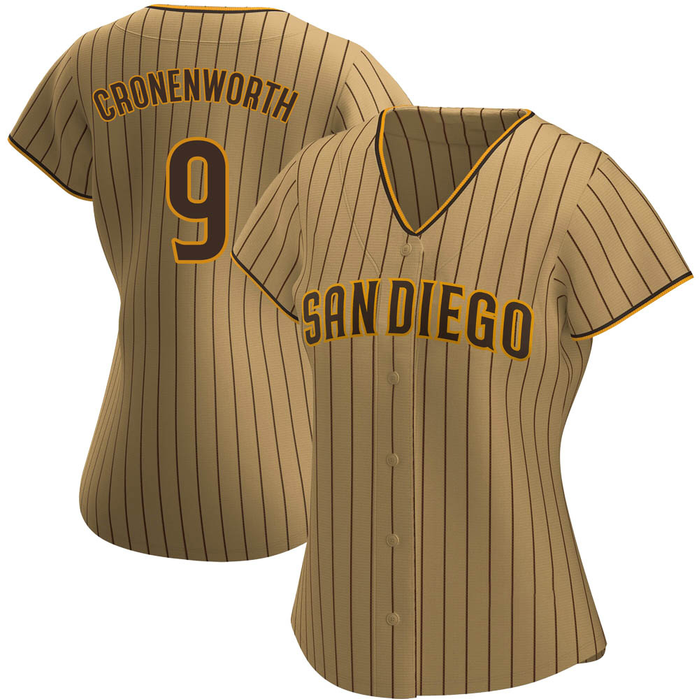 Authentic Jake Cronenworth Women's San Diego Padres Brown Tan/ Alternate Jersey Authentic Jake Cronenworth Women's San Diego Padres Brown Tan/ Alternate Jersey