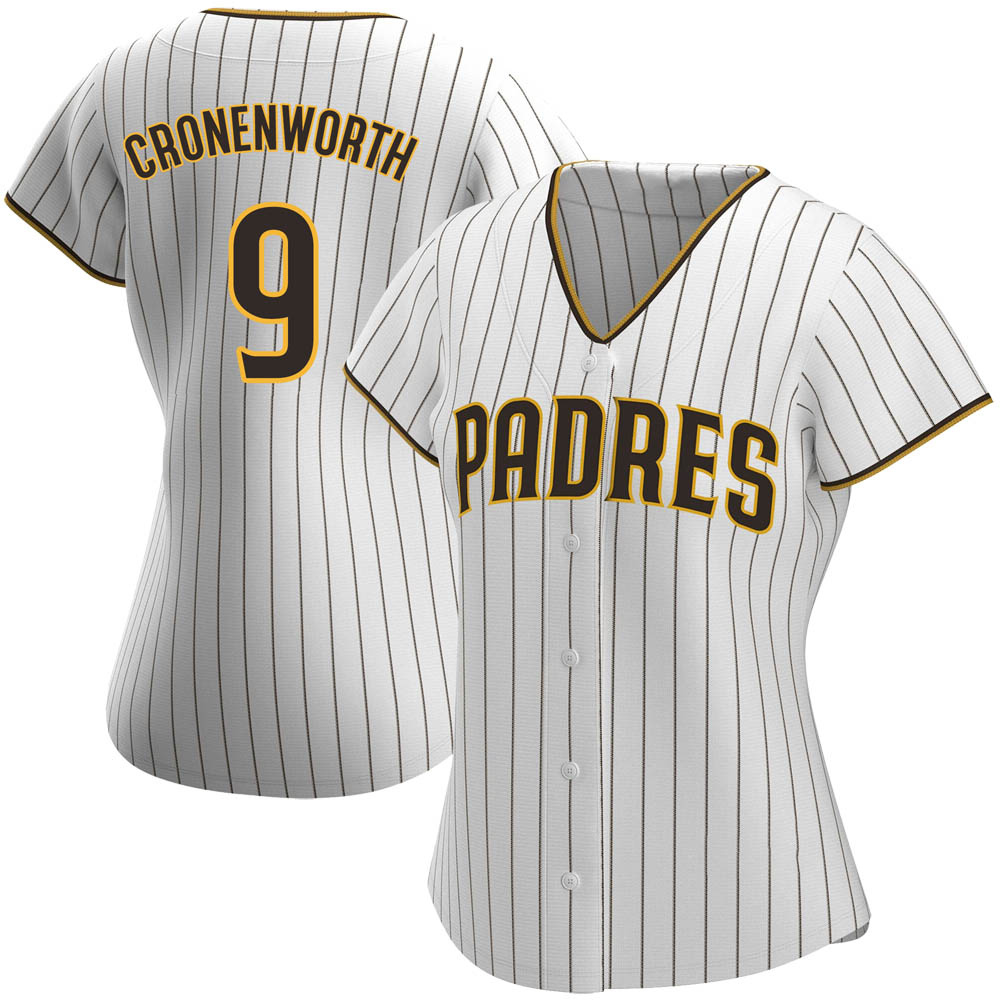 Authentic Jake Cronenworth Women's San Diego Padres White /Brown Home Jersey Authentic Jake Cronenworth Women's San Diego Padres White /Brown Home Jersey