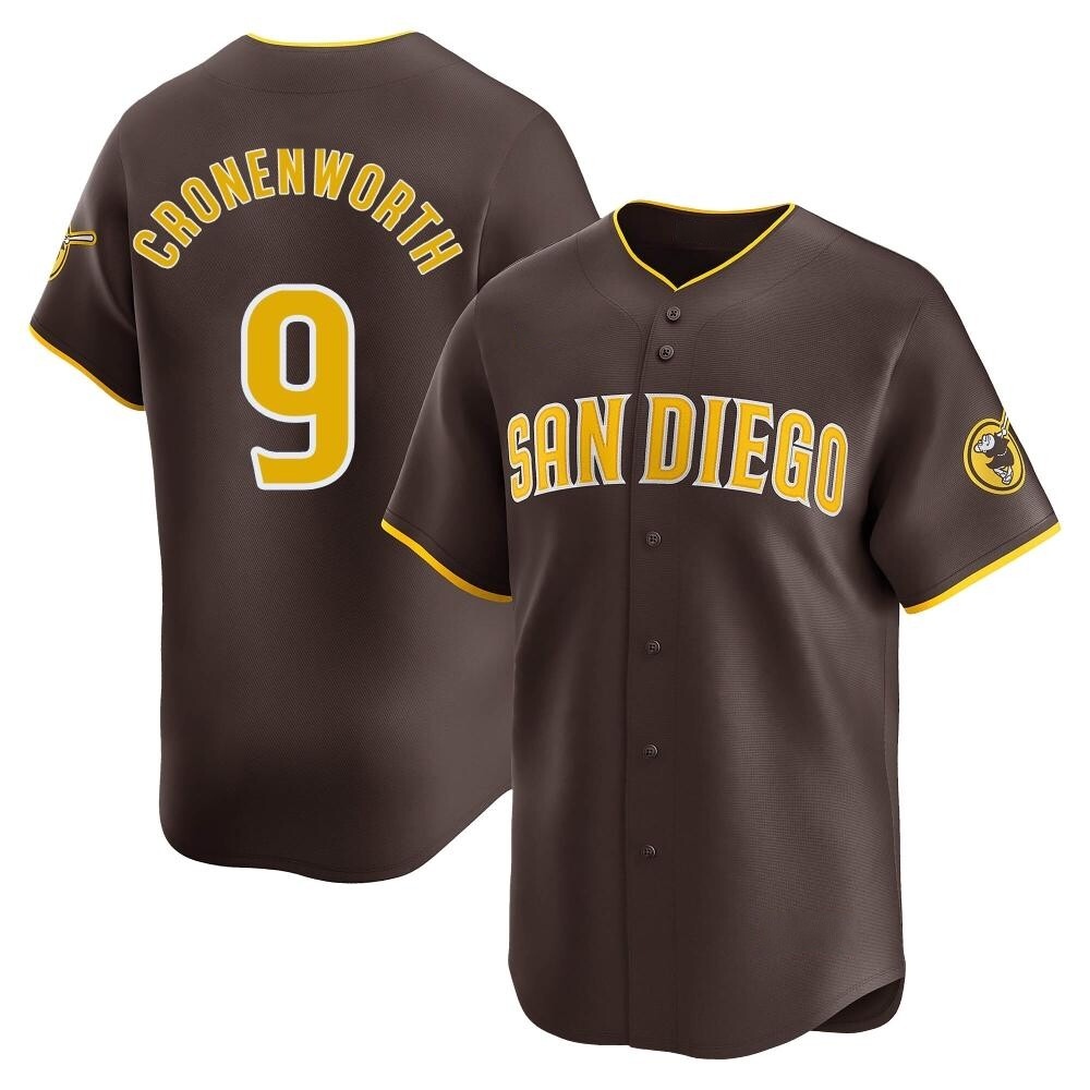 Limited Jake Cronenworth Men's San Diego Padres Brown Away Jersey Limited Jake Cronenworth Men's San Diego Padres Brown Away Jersey