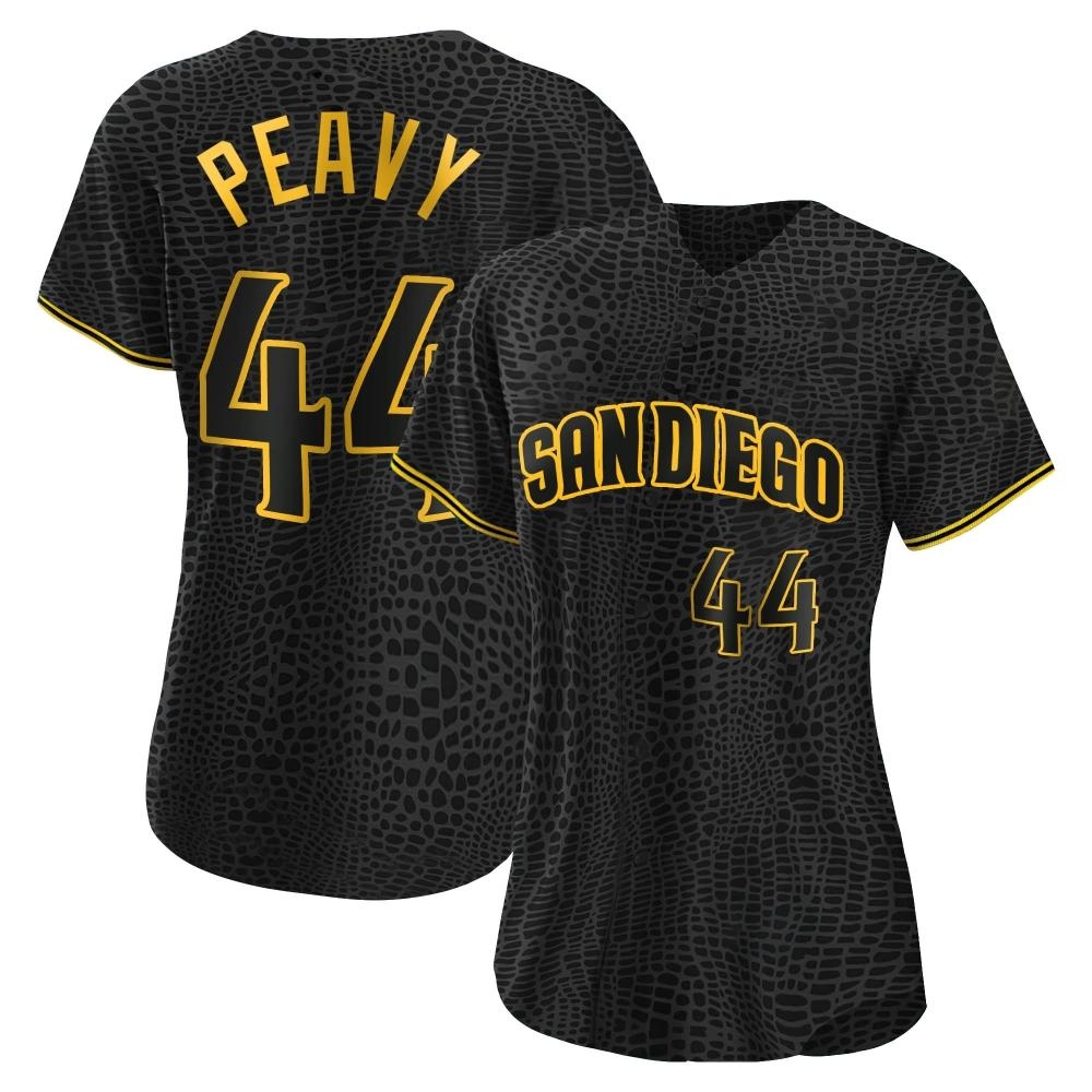 Authentic Jake Peavy Women's San Diego Padres Black Snake Skin City Jersey Authentic Jake Peavy Women's San Diego Padres Black Snake Skin City Jersey