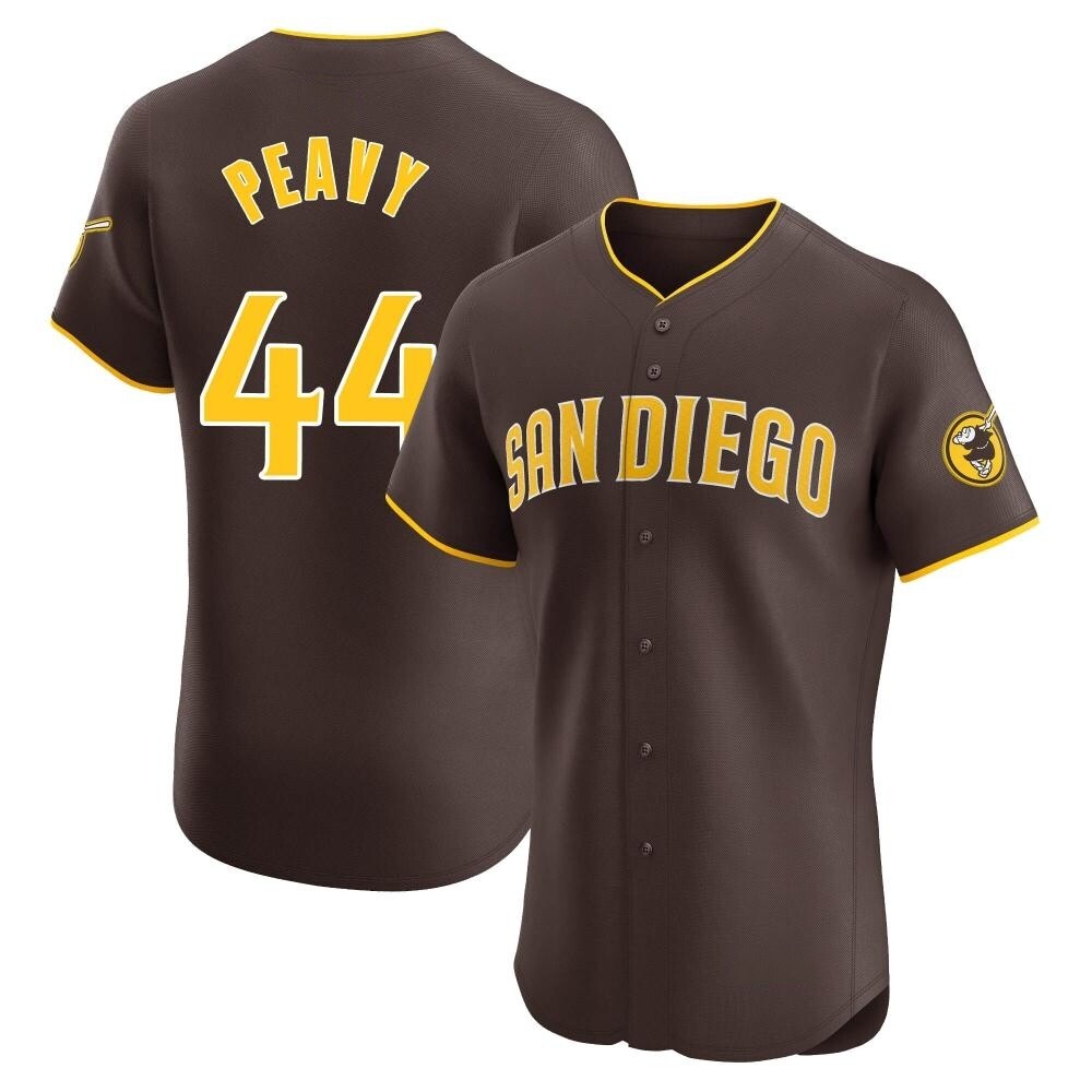 Elite Jake Peavy Men's San Diego Padres Brown Road Vapor Premier Jersey Elite Jake Peavy Men's San Diego Padres Brown Road Vapor Premier Jersey