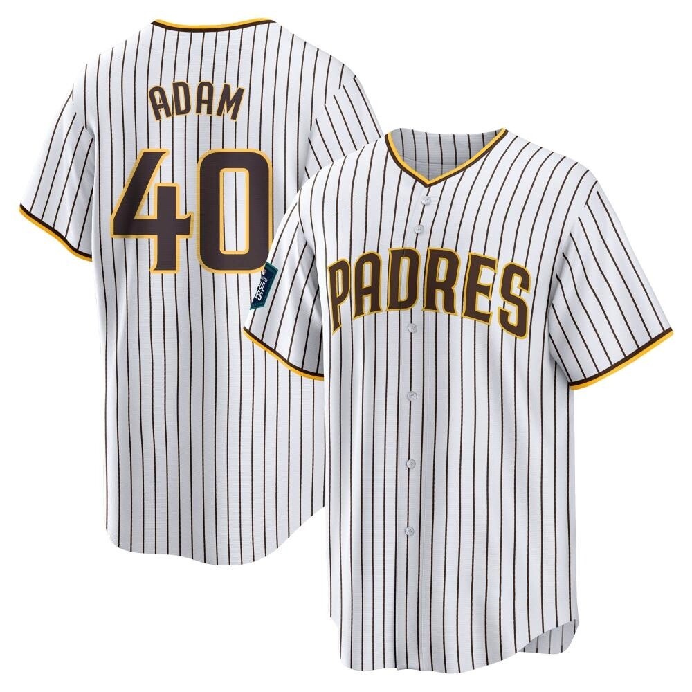 Replica Jason Adam Men's San Diego Padres White 2024 World Tour Seoul Series Home Jersey Replica Jason Adam Men's San Diego Padres White 2024 World Tour Seoul Series Home Jersey