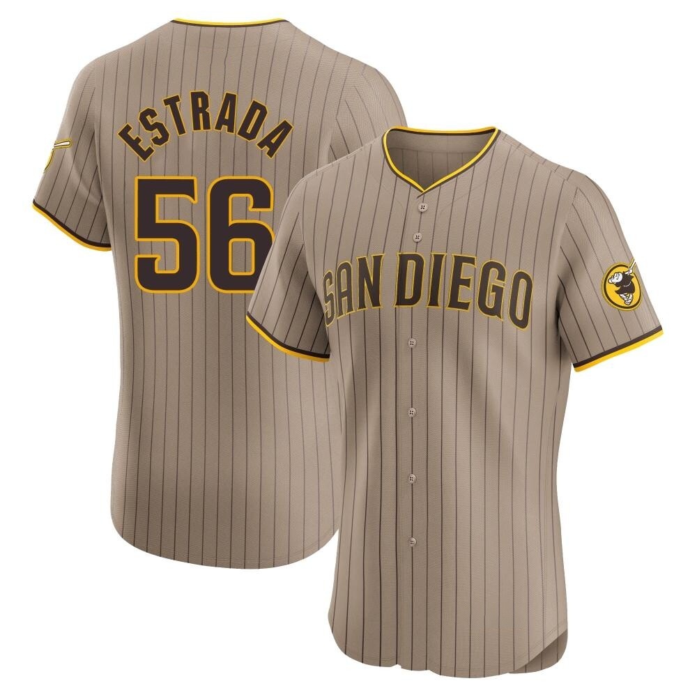 Elite Jeremiah Estrada Men's San Diego Padres Brown Alternate Jersey Elite Jeremiah Estrada Men's San Diego Padres Brown Alternate Jersey