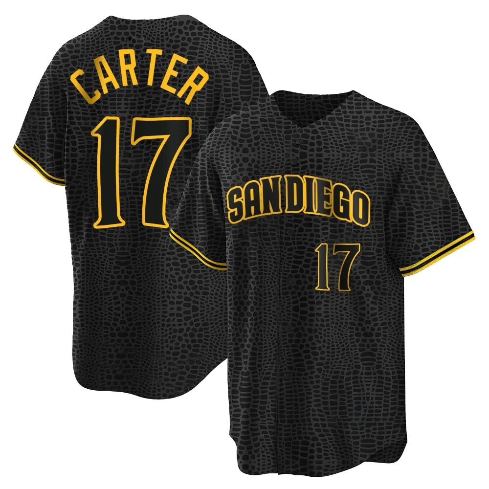 Replica Joe Carter Youth San Diego Padres Black Snake Skin City Jersey Replica Joe Carter Youth San Diego Padres Black Snake Skin City Jersey