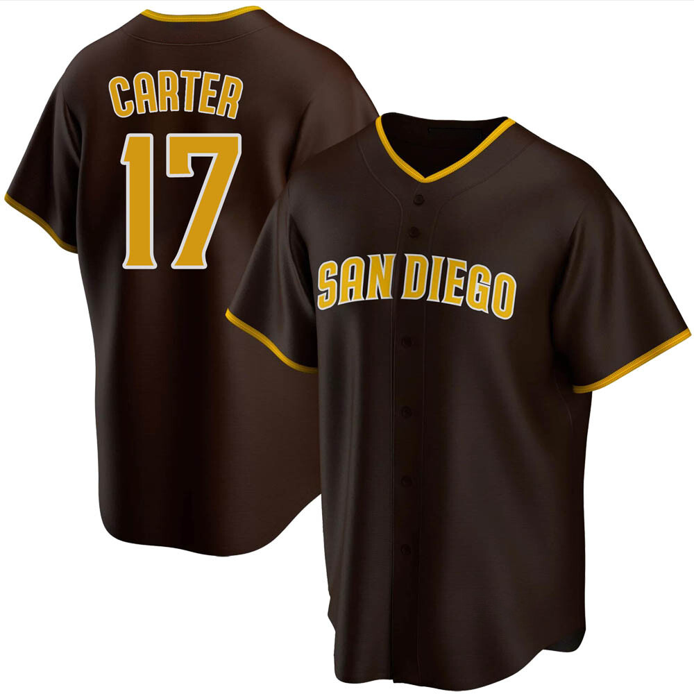 Replica Joe Carter Youth San Diego Padres Brown Road Jersey Replica Joe Carter Youth San Diego Padres Brown Road Jersey