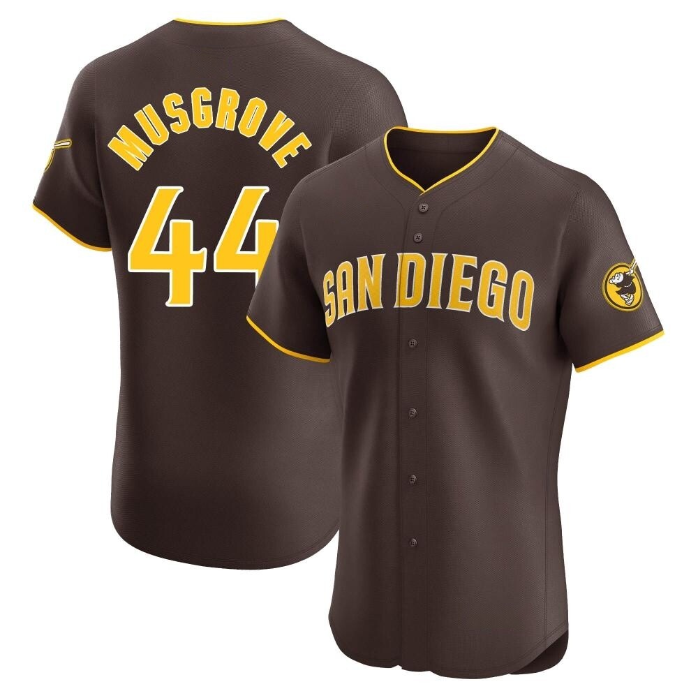 Elite Joe Musgrove Men's San Diego Padres Brown Road Vapor Premier Jersey Elite Joe Musgrove Men's San Diego Padres Brown Road Vapor Premier Jersey
