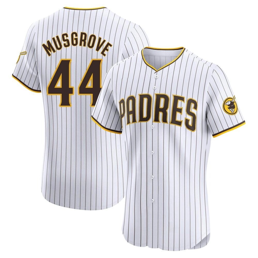 Elite Joe Musgrove Men's San Diego Padres White Home Jersey Elite Joe Musgrove Men's San Diego Padres White Home Jersey