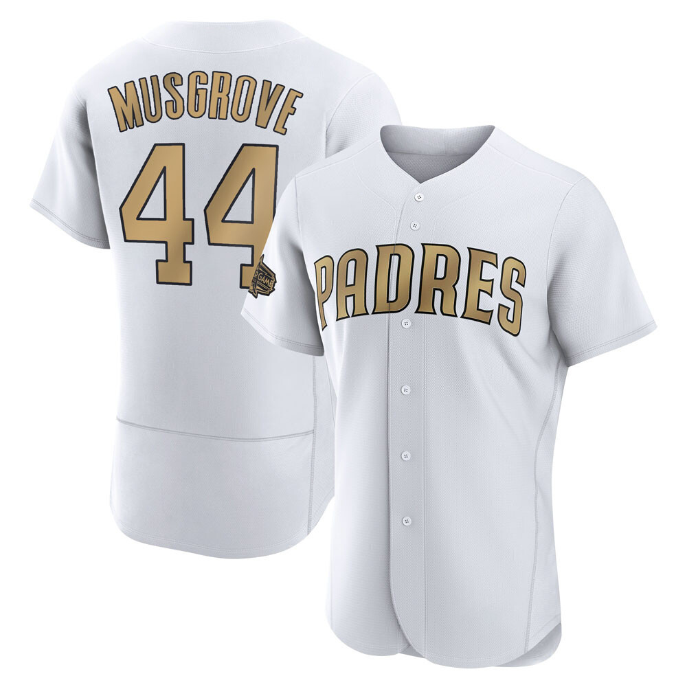 Game Joe Musgrove Men's San Diego Padres White Authentic 2022 All-Star Jersey Game Joe Musgrove Men's San Diego Padres White Authentic 2022 All-Star Jersey