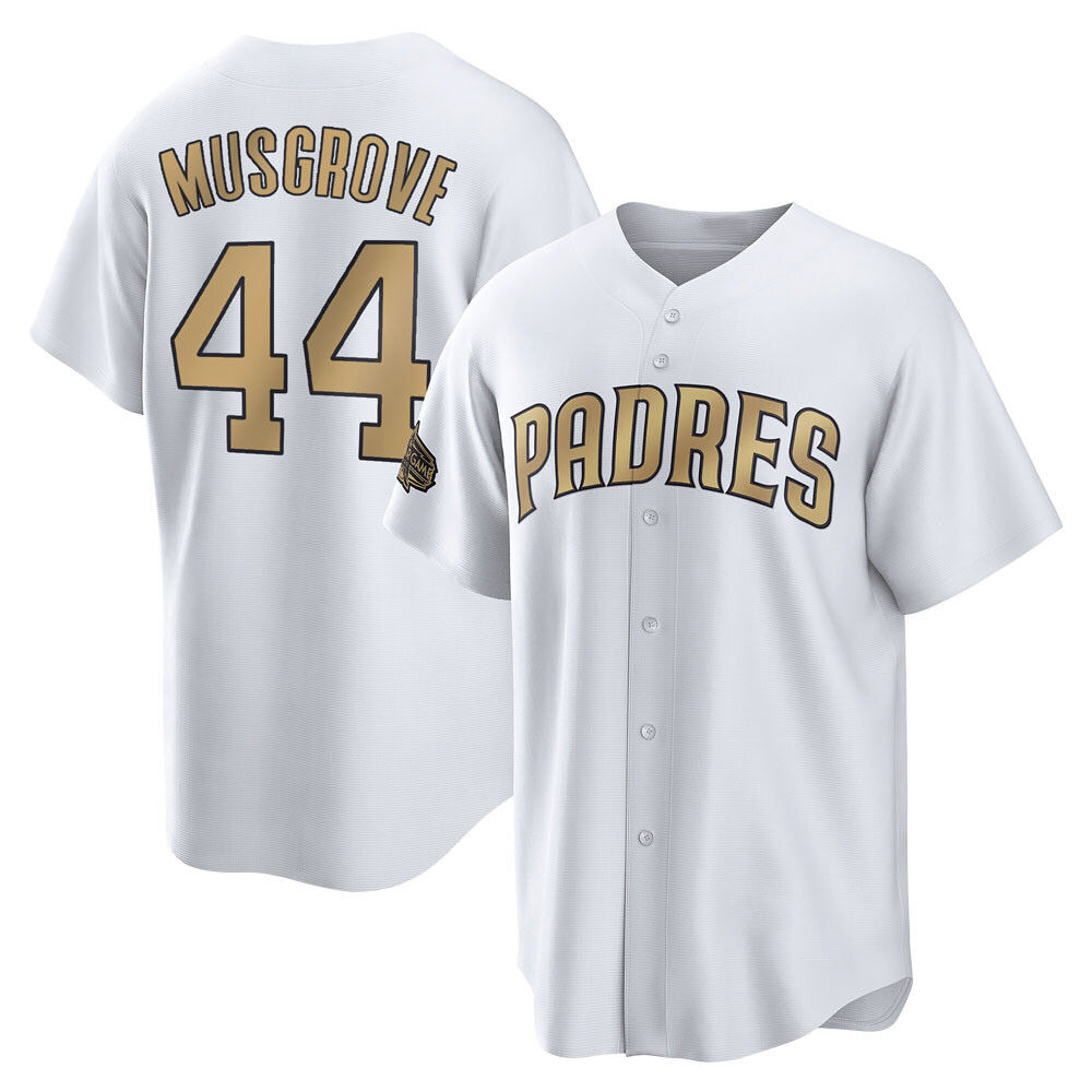 Game Joe Musgrove Men's San Diego Padres White Replica 2022 All-Star Jersey Game Joe Musgrove Men's San Diego Padres White Replica 2022 All-Star Jersey
