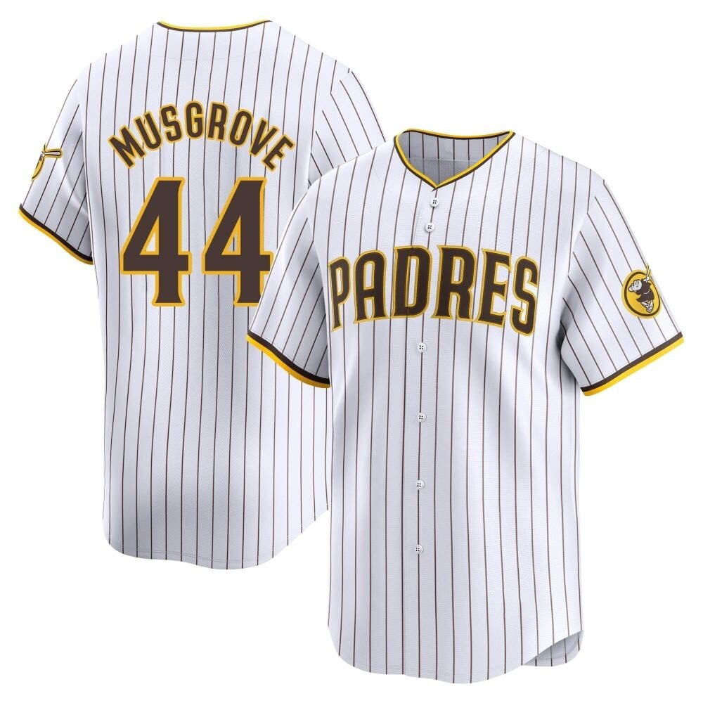 Limited Joe Musgrove Men's San Diego Padres White Home Jersey Limited Joe Musgrove Men's San Diego Padres White Home Jersey
