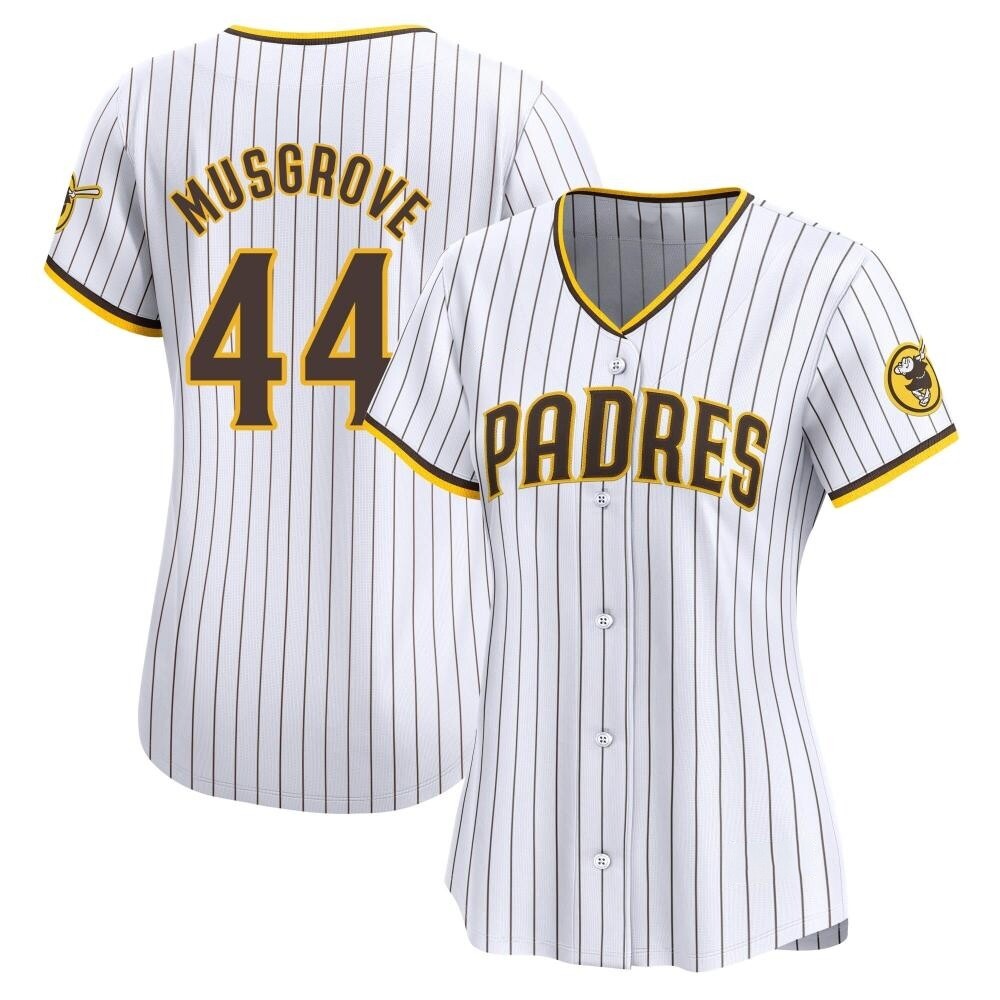 Limited Joe Musgrove Women's San Diego Padres White Home Jersey
