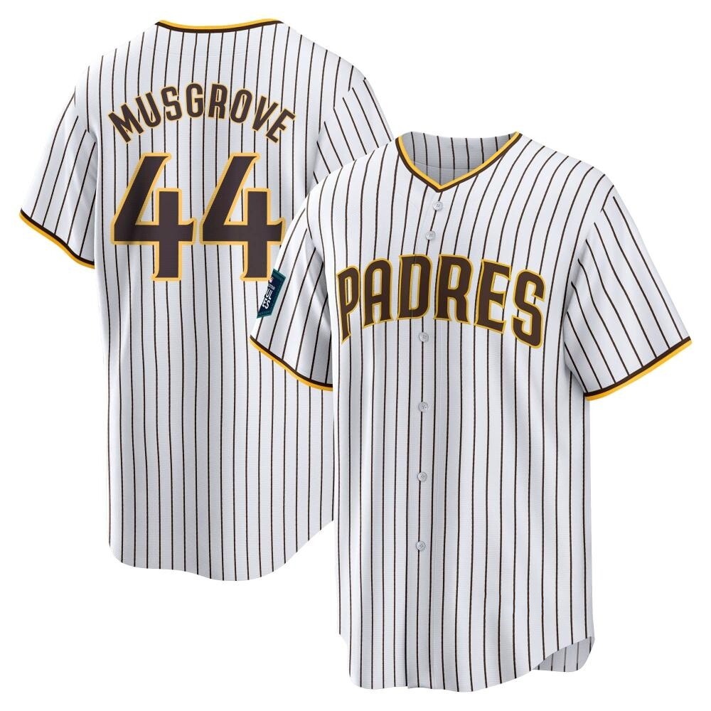 Replica Joe Musgrove Men's San Diego Padres White 2024 World Tour Seoul Series Home Jersey Replica Joe Musgrove Men's San Diego Padres White 2024 World Tour Seoul Series Home Jersey