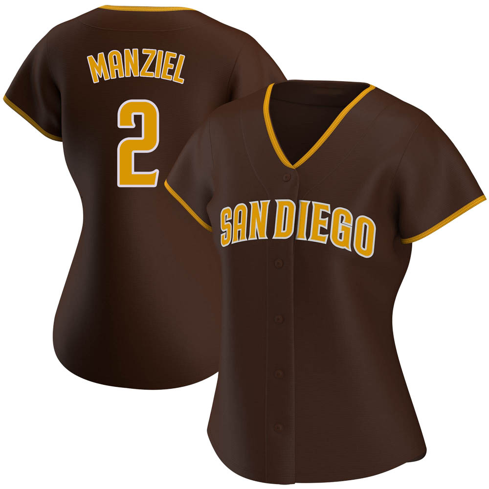 Replica Johnny Manziel Women's San Diego Padres Brown Road Jersey Replica Johnny Manziel Women's San Diego Padres Brown Road Jersey