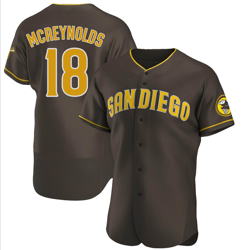 Authentic Kevin Mcreynolds Men's San Diego Padres Brown Road Jersey Authentic Kevin Mcreynolds Men's San Diego Padres Brown Road Jersey