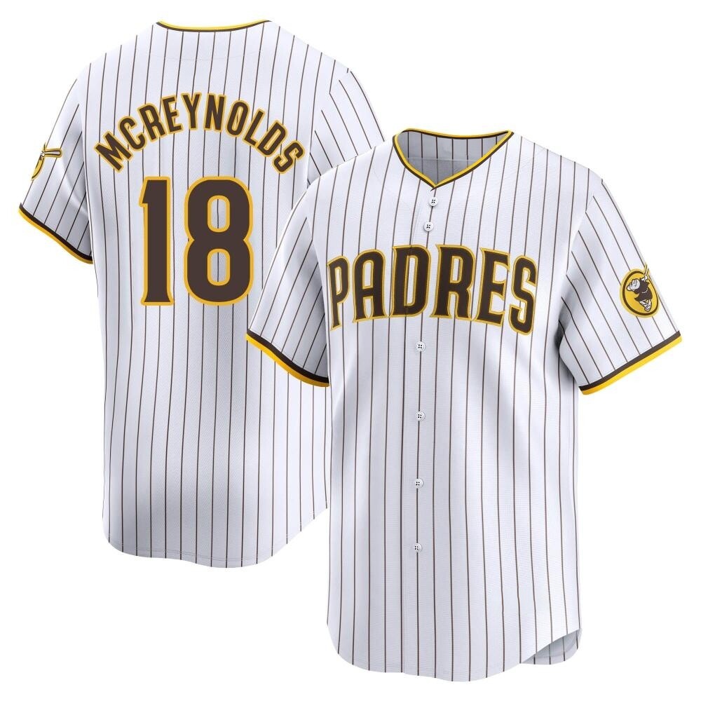 Limited Kevin Mcreynolds Men's San Diego Padres White Home Jersey Limited Kevin Mcreynolds Men's San Diego Padres White Home Jersey